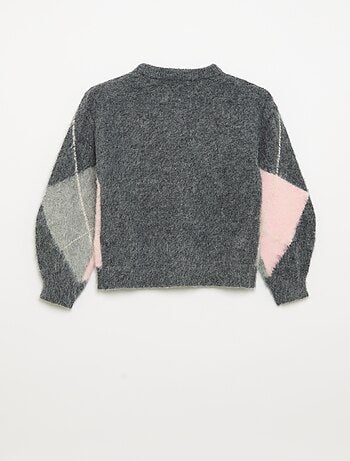 Jersey con motivos de rombos