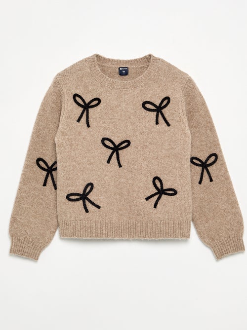 Jersey con nudos de cuerda - Kiabi
