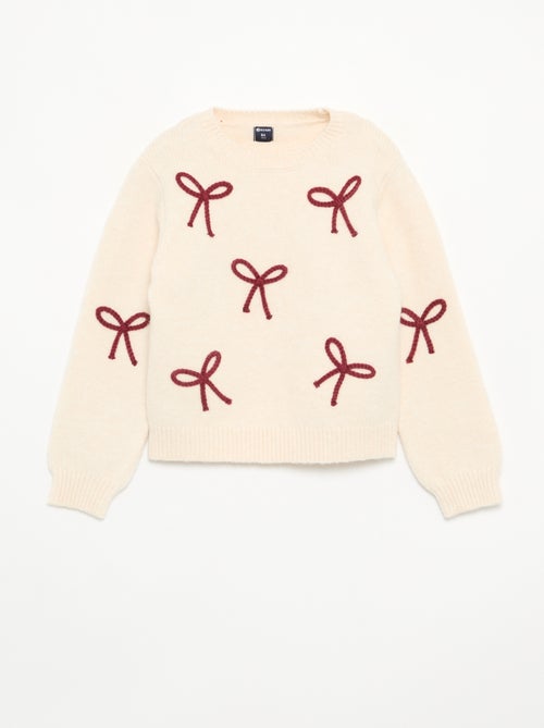 Jersey con nudos de cuerda - Kiabi