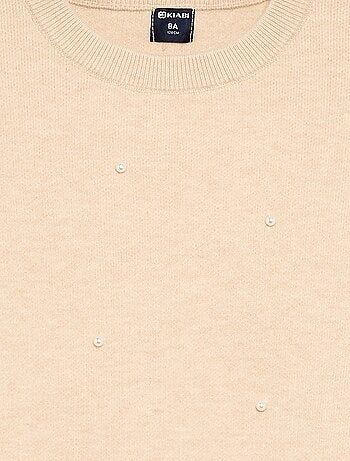Jersey con perlas