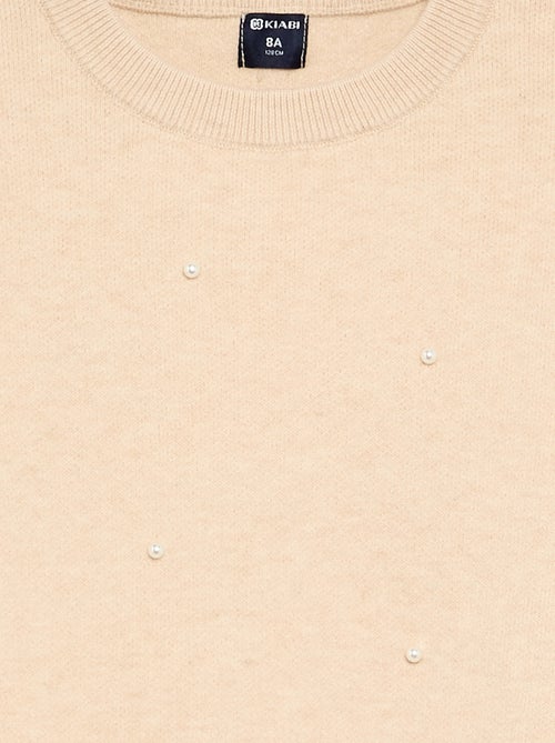 Jersey con perlas - Kiabi Jersey con perlas - Kiabi