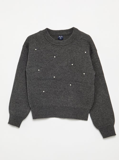 Jersey con perlas - Kiabi