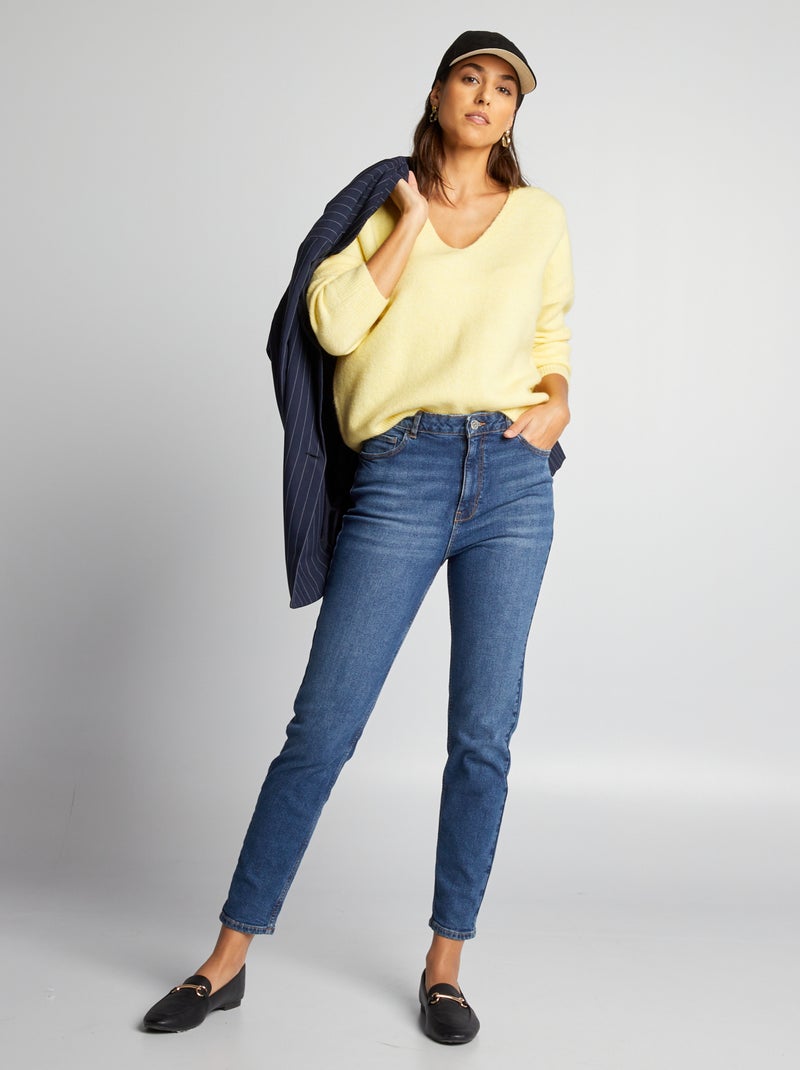 Jersey con sisas bajas AMARILLO - Kiabi