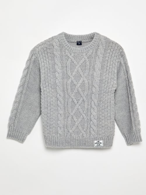 Jersey con trenzas - Kiabi