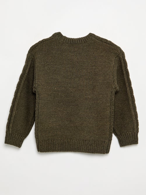 Jersey con trenzas - Kiabi Jersey con trenzas - Kiabi