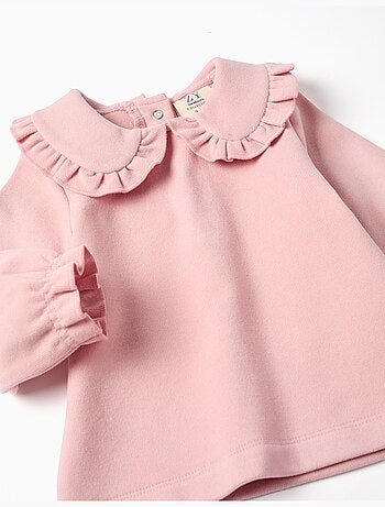 Jersey con volantes + pantalón de punto