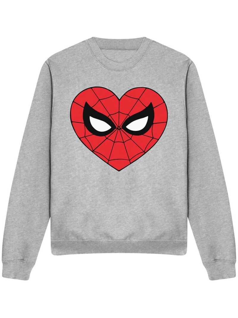Jersey corazón para adultos unisex - spider-man Gris jaspeado - Kiabi