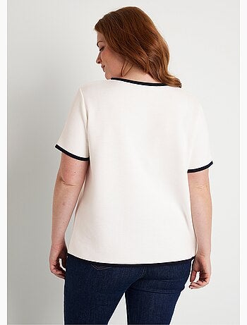 Jersey corto bicolor de manga corta - Afibel