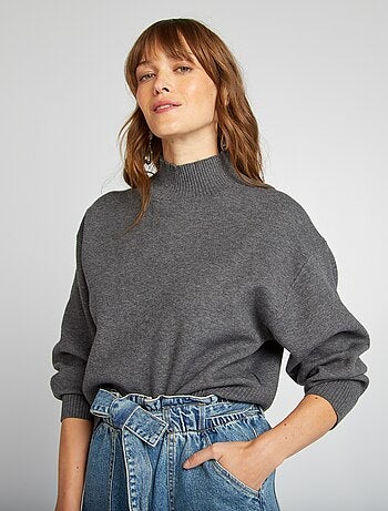 Jersey crop top ancho