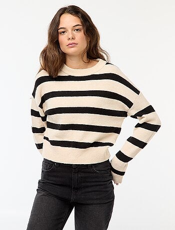 Jersey crop top de punto suave