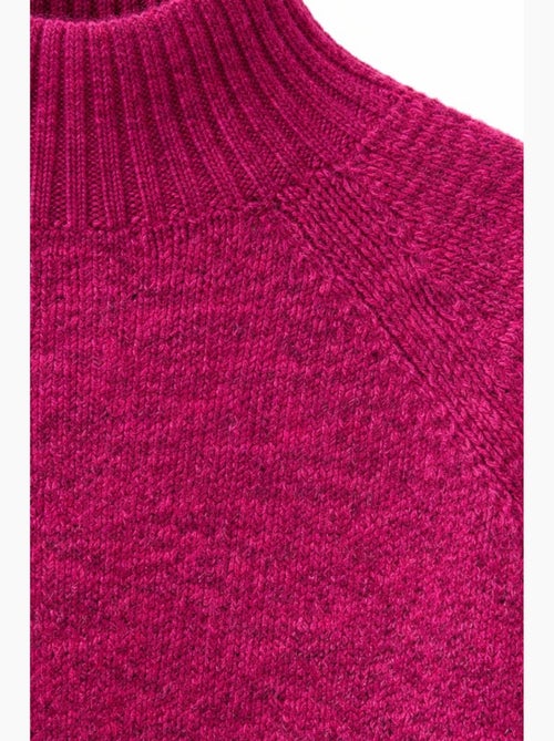 Jersey cropped de punto texturizado para mujer mixray - Kiabi Jersey cropped de punto texturizado para mujer mixray - Kiabi