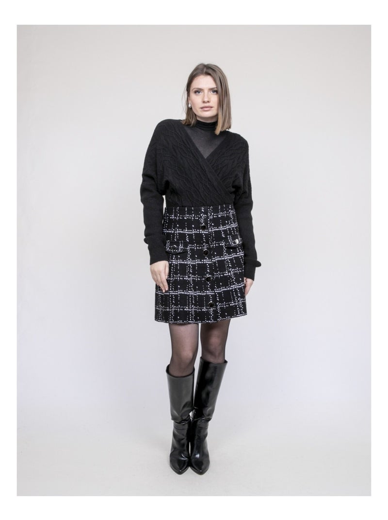 Jersey cruzado KEBIRA Negro - Kiabi