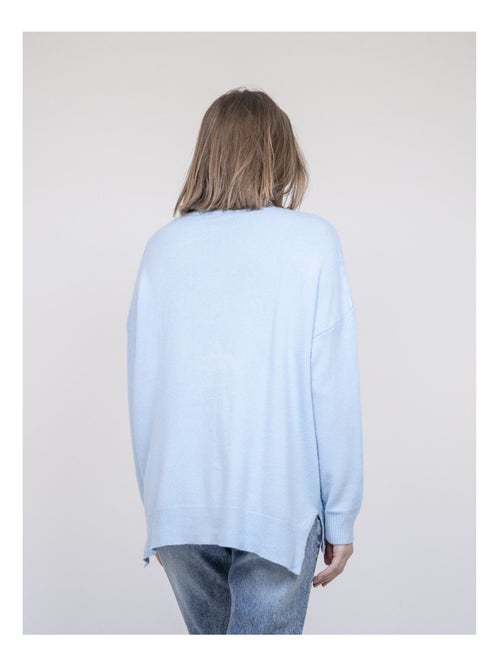Jersey cuello alto con lentejuelas KARLINE - Kiabi