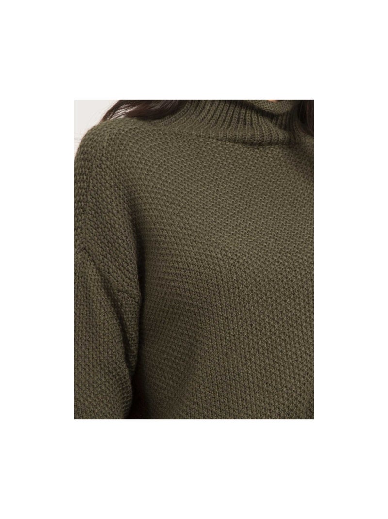 Jersey cuello alto KIANTY Caqui - Kiabi