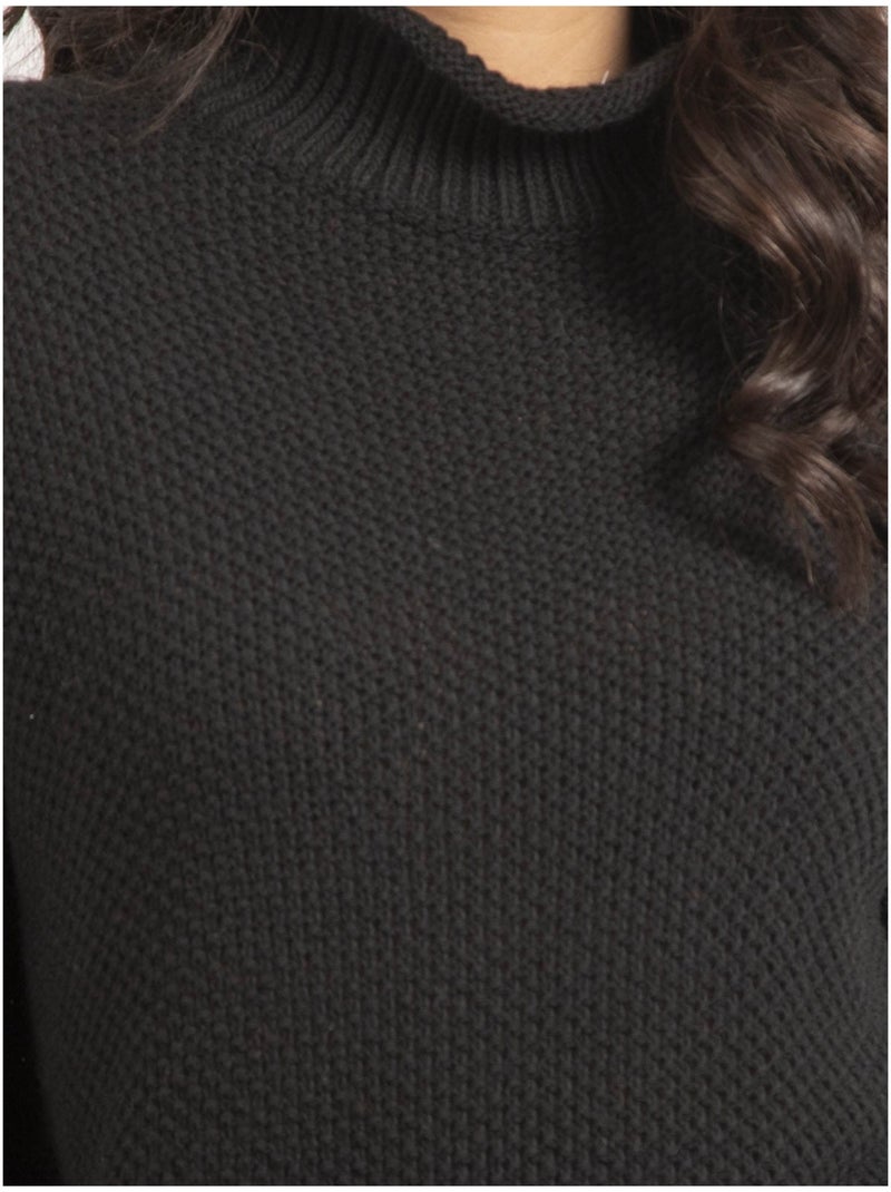 Jersey cuello alto KIANTY Negro - Kiabi