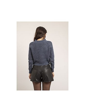Jersey cuello alto lurex KAMPALA