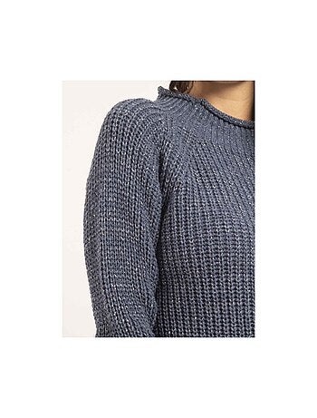 Jersey cuello alto lurex KAMPALA