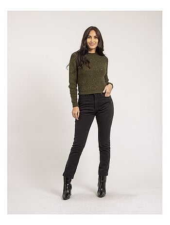 Jersey cuello alto lurex KAMPALA