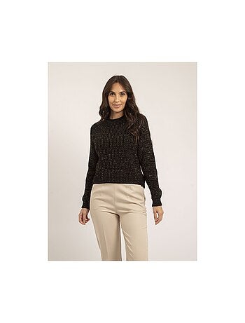 Jersey cuello alto lurex KAMPALA
