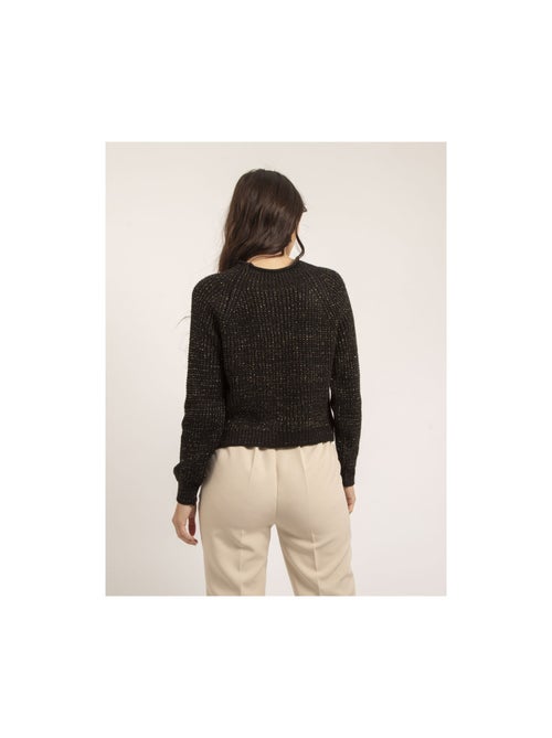 Jersey cuello alto lurex KAMPALA - Kiabi