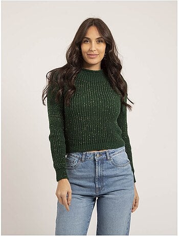 Jersey cuello alto lurex KAMPALA