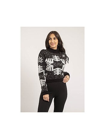 Jersey cuello alto metálico fantasía KANA