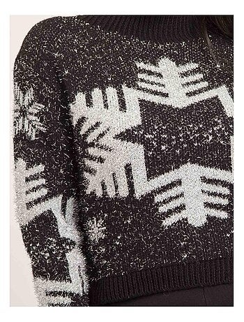 Jersey cuello alto metálico fantasía KANA