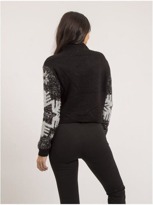 Jersey cuello alto metálico fantasía KANA - Kiabi