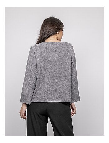 Jersey cuello barco con strass KAJU