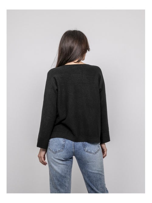 Jersey cuello barco con strass KAJU - Kiabi
