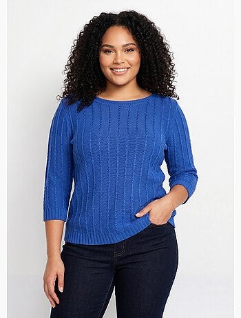 Jersey cuello barco y manga 3/4 - Afibel