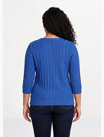 Jersey cuello barco y manga 3/4 - Afibel