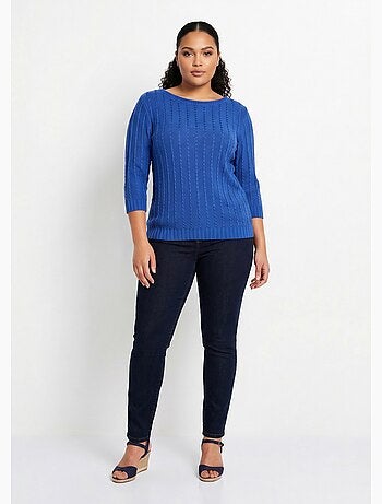 Jersey cuello barco y manga 3/4 - Afibel