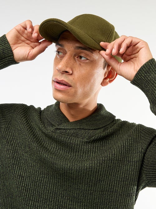 Jersey cuello chal liso - Kiabi