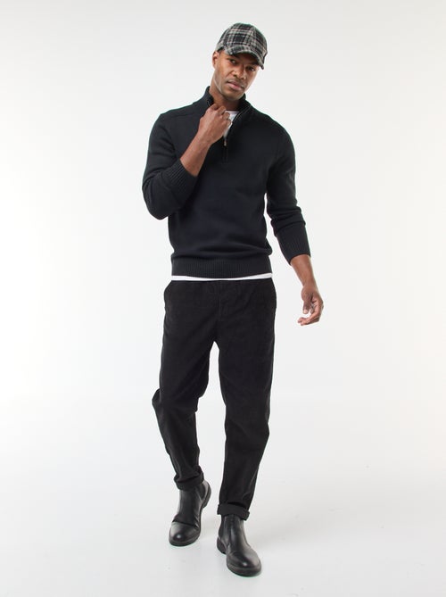 Jersey cuello chimenea de punto grueso - Kiabi