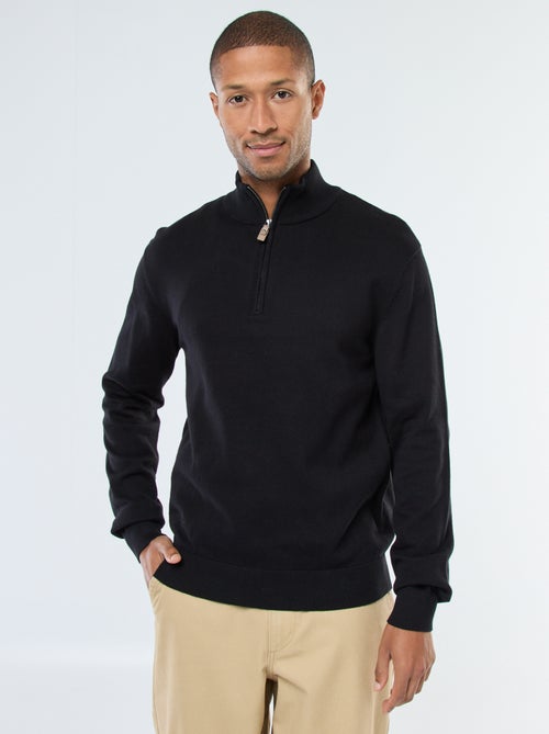 Jersey cuello chimenea de punto - Kiabi