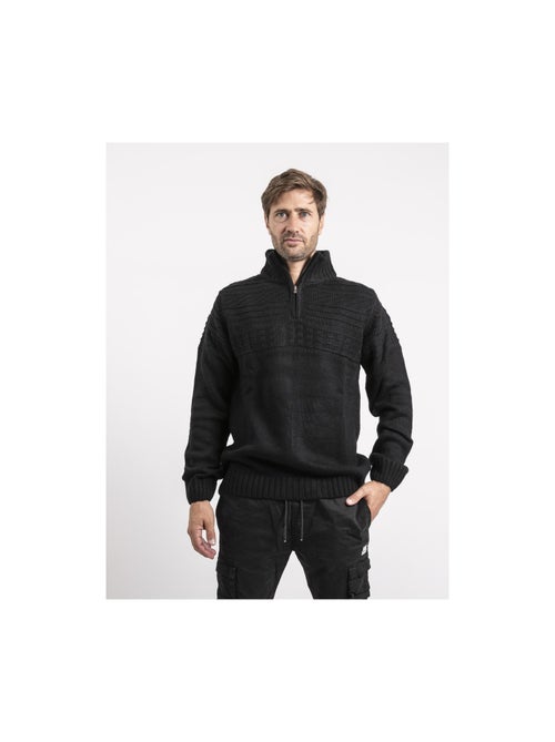 Jersey cuello con cremallera LOGIPAL - Kiabi
