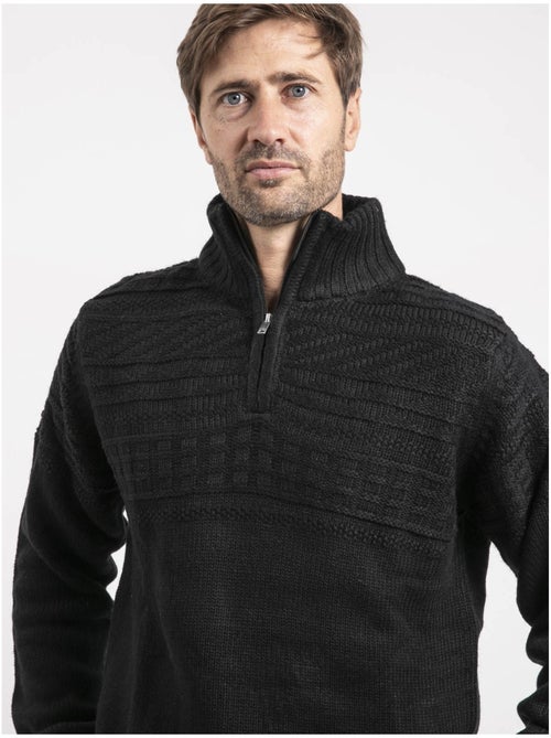 Jersey cuello con cremallera LOGIPAL - Kiabi
