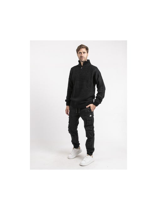 Jersey cuello con cremallera LOGIPAL - Kiabi