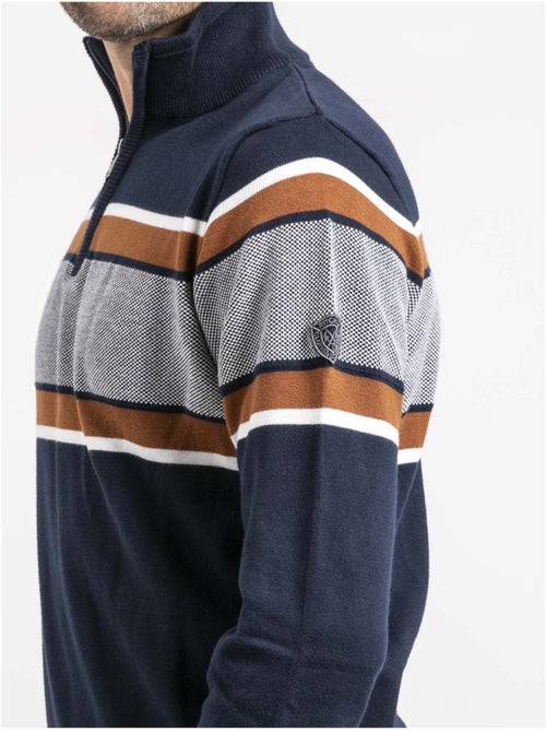 Jersey cuello con cremallera LOGONAL - Kiabi