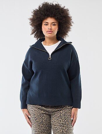 Jersey cuello cremallera