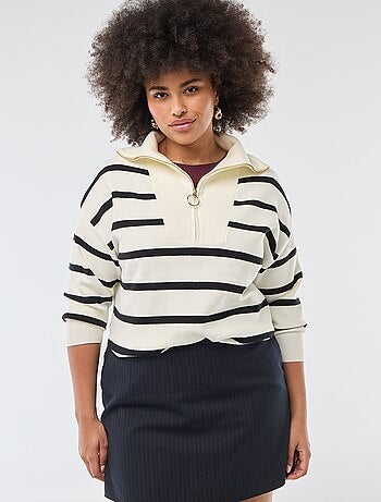 Jersey cuello cremallera