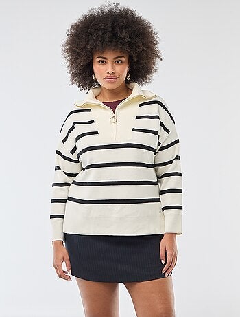 Jersey cuello cremallera