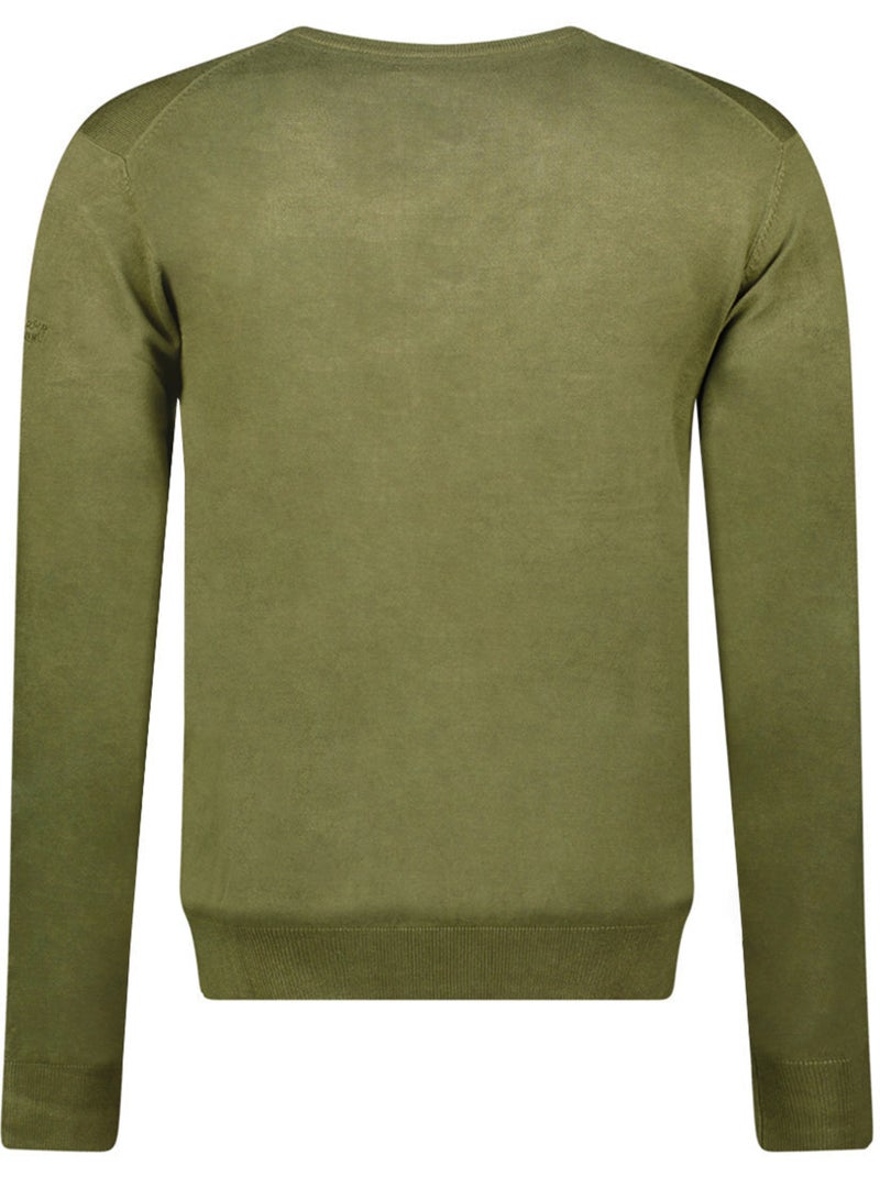 Jersey cuello de pico felineak – canadian peak Verde oliva - Kiabi