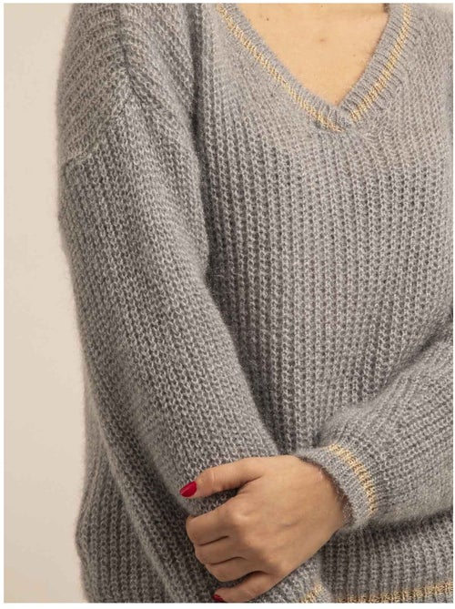Jersey cuello en V KARLITA - Kiabi