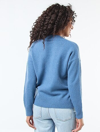 Jersey cuello en V liso
