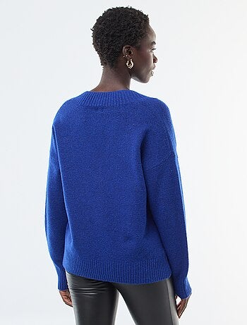 Jersey cuello en V liso