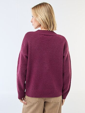 Jersey cuello en V liso