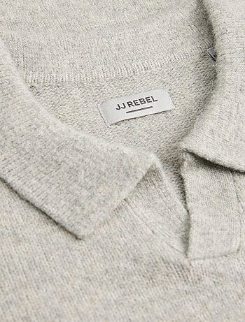 Jersey cuello polo liso 'JJ Rebel'