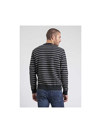 Jersey cuello redondo a rayas LIMUTIL